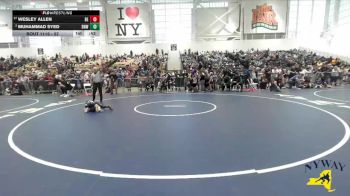 57 lbs Semifinal - Wesley Allen, Brawler Elite vs Muhammad Syed, Buffalo Nomads Wrestling