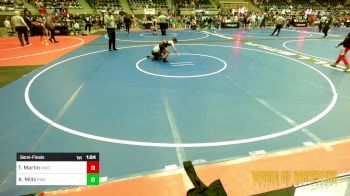 73 lbs Semifinal - Ty Martin, Immortal Athletics WC vs Ariah Mills, Roundtree Wrestling Academy