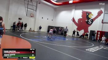 120 lbs Cons. Round 7 - Dash Deaton, Southport Wrestling Club vs Isaiah White, Owen Valley