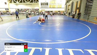 197A lbs Rr Rnd 2 - Max Agresti, Harvard vs Michael Beard, Lehigh