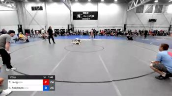 120 lbs Semifinal - Cali Lang, Midwest Black Mambas Team 2 vs Sophie Anderson, WOW South