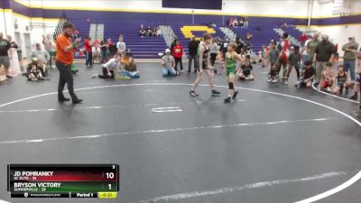 105 lbs Round 2 (6 Team) - Eli Lorange, KC Elite vs Cameron Lotito, Summerville