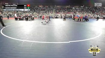 B6A-120 lbs Quarterfinal - Jaxon Kennedy, Yukon vs Westin Pollock, Owasso