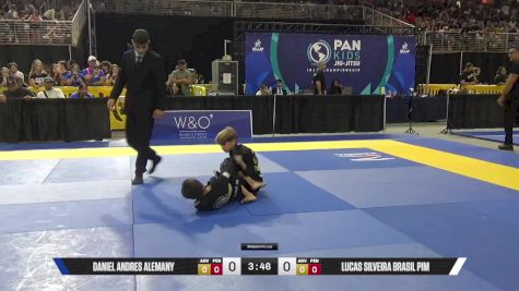 Lucas Silveira Brasil Pim vs Daniel Andres Alemany 2025 Pan Kids Jiu-Jitsu IBJJF Championship