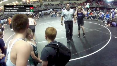 160 lbs Champ. Round 1 - Noah Findley, Midwest Destroyers Wrestling Club vs Calhen Strode, Wood River Wrestling Club