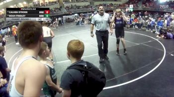 160 lbs Champ. Round 1 - Noah Findley, Midwest Destroyers Wrestling Club vs Calhen Strode, Wood River Wrestling Club