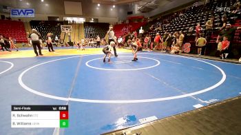 50 lbs Semifinal - Remmi Schwahn, Chandler Takedown Club vs Bryer Williams, Locust Grove Youth Wrestling