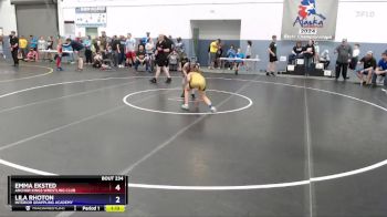 80 lbs Cons. Semi - Emma Eksted, Anchor Kings Wrestling Club vs Lila Rhoton, Interior Grappling Academy