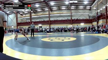 110 lbs Quarterfinal - Isla Silva, Mt. Lebanon vs Ashlynn Brokaw, Mount Vernon