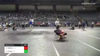 141 lbs Quarterfinal - Caleb Nathan, Western Wyoming vs Cooper Evans, Carl Albert