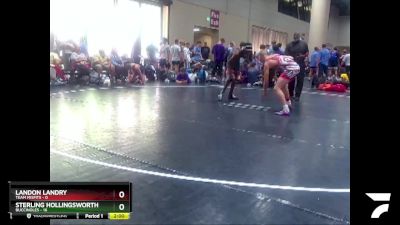 132 lbs Round 3 (6 Team) - Landon Landry, Team Misfits vs Sterling Hollingsworth, Buccinoles