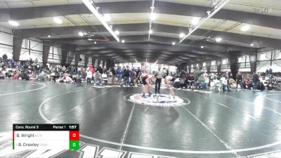 144 lbs Cons. Round 3 - Blake Crawley, Canyon View vs Benjamin Wright, Alta