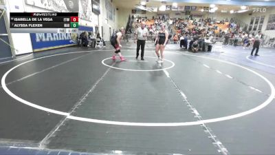 170 lbs Cons. Round 4 - Isabella De La Vega, Etiwanda vs Alyssa Flexen, Marina