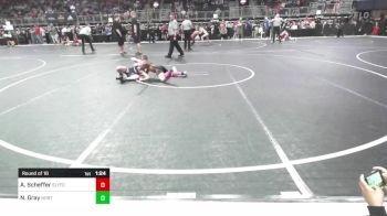 72 lbs Round Of 16 - Aiden Scheffer, SlyFox Wrestling Academy vs Nolan Gray, North Desoto Wrestling Academy