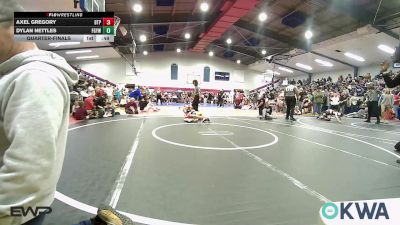 60 lbs Quarterfinal - Axel Gregory, Tulsa Blue T Panthers vs Dylan Nettles, Fort Gibson Youth Wrestling