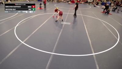 Elementary - 135 lbs Brexton Bartsch, NRHEG vs Brysten Bly, Chatfield