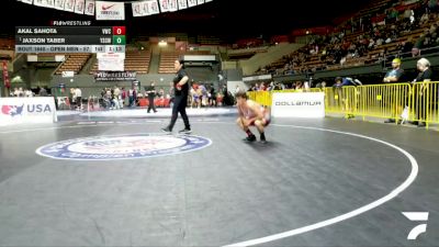 Open Men - 65 lbs Quarters - Micah Van Grol vs Callum Kremer