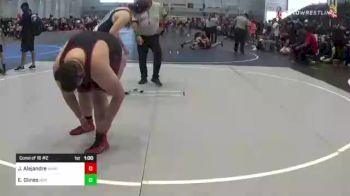 285 lbs Consi Of 16 #2 - Joel Alejandre, Vanguards vs Evan Glines, Nor Cal Wr Ac