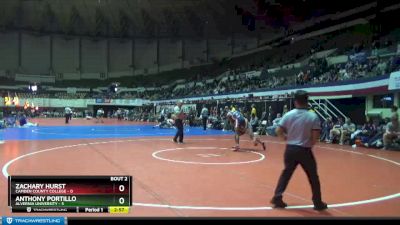 133 lbs Round 2 (3 Team) - Anthony Portillo, Alvernia University vs Zachary Hurst, Camden County College