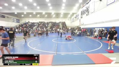 106 lbs Cons. Round 2 - Caz Baca, Servite High School vs Landon Quirk, Beat The Streets