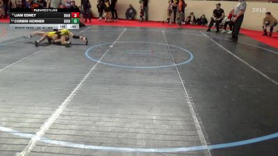 85_B lbs Consi Of 8 #1 - Liam Edney, Chartiers Valley vs Corbin Horner, Derry