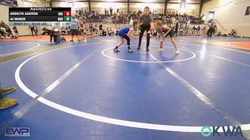 82-88 lbs Rr Rnd 2 - Addilyn Ashton, Bartlesville Wrestling Club vs AJ Minor, Woodland Wrestling Club
