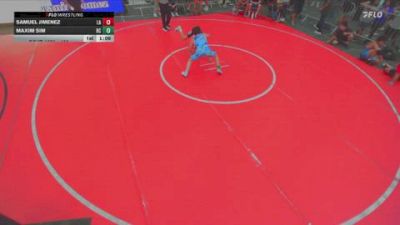 132 lbs Champ. Round 2 - Samuel Jimenez, Lab Academy vs Maxim Sim, Birmingham Charter