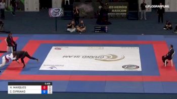 HUGO MARQUES vs CAIO CIPRIANO 2018 Abu Dhabi Grand Slam Rio De Janeiro
