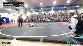 49 lbs Quarterfinal - Tucker Wishard, Claremore Wrestling Club vs Michael Cawthorne, Tiger Trained Wrestling