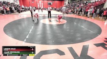 165 lbs Cons. Round 7 - Jaxson Soliz, MOLINE vs Caleb Viscogliosi, YORKVILLE (HS)