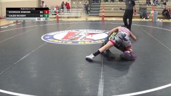 110 lbs 1st Place Match - Caleb Rickert, BGC vs Diverson Edmond, Mollitium