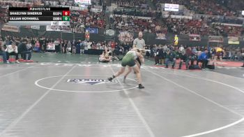 G - 115 lbs Cons. Round 2 - Lillian Rothwell, Columbus (Girls) vs Shaelynn Sinerius, Helena Capital (Girls)