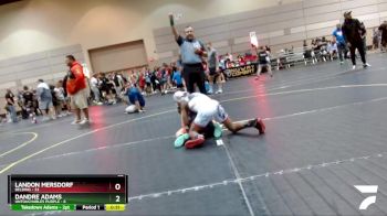 82 lbs Semis & 1st Wrestleback (8 Team) - Landon Mersdorf, Belding vs Dandre Adams, Untouchables Purple