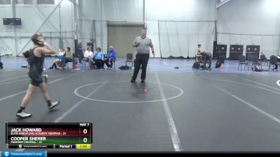 84 lbs Round 4 - Cooper Sherer, Manheim Central vs Jack Howard, Elite Wrestling Academy Memphis