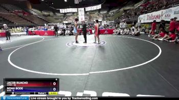 220 lbs Round 3 (16 Team) - Jacob Ruacho, CVWA vs Noah Bode, IEWA