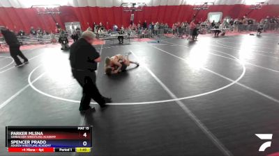 113 lbs Champ. Round 1 - Parker Mlsna, Sarbacker Wrestling Academy vs Spencer Prado, Askren Wrestling Academy