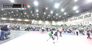 145 lbs 3rd Place - Khloe Chacon, Orland Wrestling vs Payton Shull, Willits Grapplin Pack