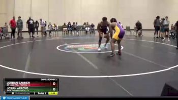 185 lbs 2nd Wrestleback (16 Team) - Jordan Banner, St. Lucie PAL / Tropics vs Josiah Arroyo, Backyard Boyz Blue