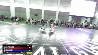 86 lbs Cons. Round 2 - Jack Francis, ID vs Gage Green, ID