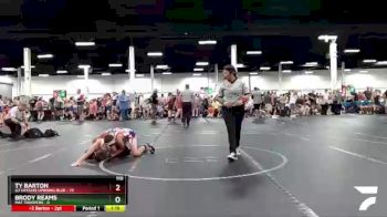 110 lbs Round 2 (8 Team) - Ty Barton, U2 Upstate Uprising Blue vs Brody Reams, Mat Troopers