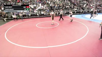 6A 190 lbs Quarterfinal - Gage Brady, Corner Canyon vs Jake Bott, Davis