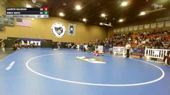 115 lbs Cons. Round 3 - Lauryn Villegas, Kerman vs Emily Maya, Bullard