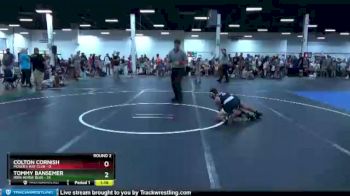 72 lbs Round 2 (8 Team) - Tommy Bansemer, Iron Horse Blue vs Colton Cornish, Moser`s Mat Club