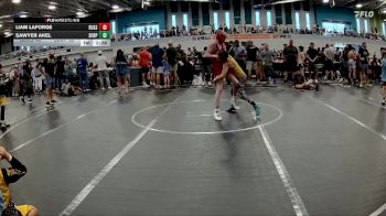 96 lbs Round 3 (6 Team) - Sawyer Akel, Florida Scorpions vs Liam Laforge, Buxton Squeeze