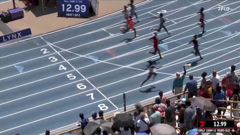 Youth Girls' 100m, Semi-Finals 2 - Age 11