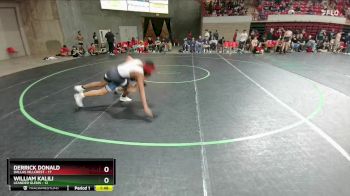 150 lbs Semis (4 Team) - William Kalili, Leander Glenn vs Derrick Donald, Dallas Hillcrest