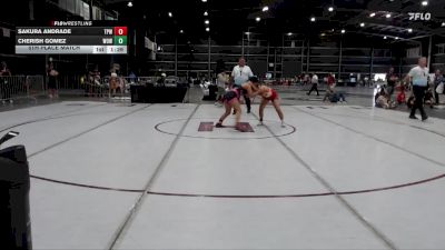 115 lbs 5th Place Match - Sakura Andrade, TPWC vs Cherish Gomez, Way Out West