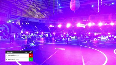 95 lbs Round Of 16 - Griffin Arnesen, Rocky Mountain HS vs Achilles Martinez, Grindhouse WC West