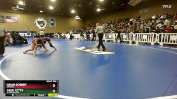 130 lbs Semifinal - Asiah Scheidt, Nipomo vs Sage Reyes, Justin Garza