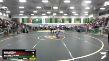 Boys 159 lbs Semifinal - Nathan Sanders, Anderson Boys vs Carlos Telly, Las Plumas Boys